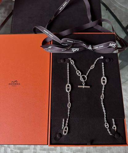 HERMÈS COLLIER FARANDOLE HALSKETTE AUS SILBER