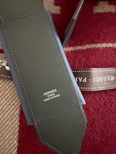 HERMÈS STRAP KELLY POCKET BAG SCHULTERRIEMEN BLACK