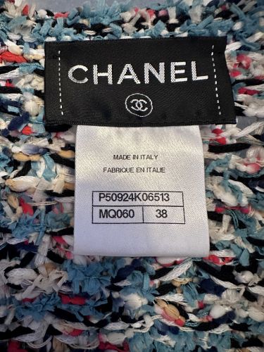 CHANEL CARDIGAN STRICK MULTICOLOURE