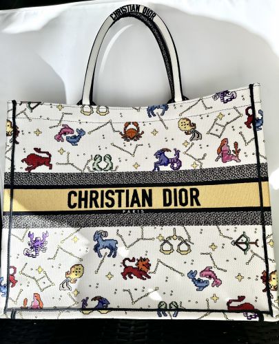 DIOR TOTE BAG SHOPPER PIXEL ZODIAC DIOR TOTE BAG SHOPPER PIXEL ZODIAC