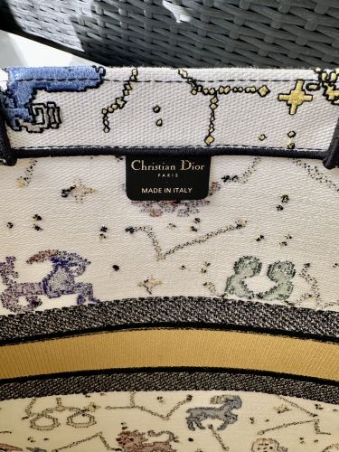 DIOR TOTE BAG SHOPPER PIXEL ZODIAC 