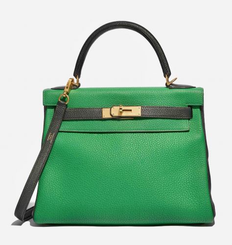 HERMÈS KELLY 28 HSS BAMBOO CANOPEE TOGO BRUSHED GOLD HARDWARE
