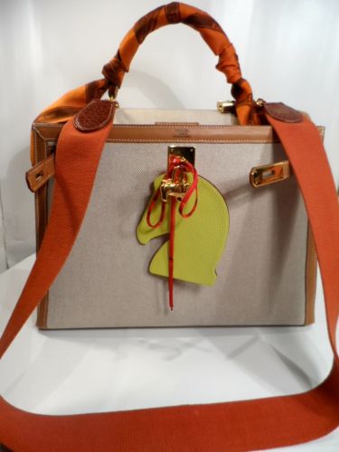 HERMES KELLY BAG 35 TOILE H BARENIA LEDER GOLD HARDWARE