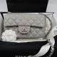 CHANEL CLASSIC MINI BAG GRAU FLAP 