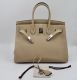HERMÉS BIRKIN BAG 35 TRENCH TOGO LEDER  PALLADIUM