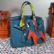 HERMÈS BIRKIN BAG 30 BLUE JEAN TOGO PALLADIUM HARDWARE