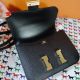 HERMÉS CONSTANCE  MINI 18 BLACK VEAU EPSOM GOLD HARDWARE