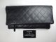 CHANEL POCHETTE CLUTCH FLAP IN SCHWARZ LAMMLEDER SILBER