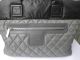 CHANEL COCCON BAG SHOPPER GRAY/ BLACK LARGE
