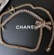 CHANEL NECKLACE HALSKETTE GOLD TON MIT SCHLEIFE