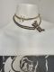 CHANEL NECKLACE HALSKETTE GOLD TON MIT SCHLEIFE