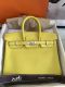 HERMÈS BIRKIN BAG 25 LIME SWIFT PALLADIUM HARDWARE