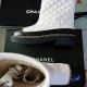 CHANEL STIEFEL WHITE BLACK