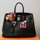 HERMÉS BIRKIN BAG 35 SCHWARZ TOGO LEDER  PALLADIUM