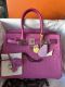 HERMÈS BIRKIN BAG 30 PINK OSTRICH PALLADIUM HARDWARE