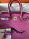 HERMÈS BIRKIN BAG 30 PINK OSTRICH PALLADIUM HARDWARE