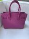 HERMÈS BIRKIN BAG 30 PINK OSTRICH PALLADIUM HARDWARE