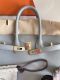HERMÈS BIRKIN BAG 25 SAC BIRKIN 25 VEAU SWIFT GRIS PANTIN CP ROSE GOLD HARDWARE