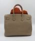 HERMÉS BIRKIN BAG 35 TRENCH TOGO LEDER  PALLADIUM