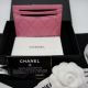 CHANEL KLASSISCHES KARTENETUI IN ROSA