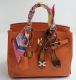 HERMÈS BIRKIN BAG 25 ORANGE SWIFT GOLD HARDWARE