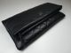 CHANEL POCHETTE CLUTCH FLAP IN SCHWARZ LAMMLEDER SILBER