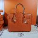 HERMÈS BIRKIN BAG 30 ORANGE OSTRICH PALLADIUM HARDWARE