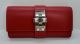 HERMES POCHETTE MEDOR 23 ROUGE VIF PALLADIUM HARDWARE