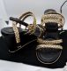 CHANEL RIEMCHEN SANDALEN IN GOLD