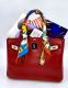 HERMES BIRKIN BAG 30 ROUGE VIF EPSOM PALLADIUM HARDWARE