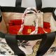 HERMÉS BEACH SHOPPER LES LEOPARDS IN CANVAS ANIMAL PRINT 