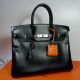 HERMÉS BIRKIN BAG 35 SCHWARZ BOX LEDER PALLADIUM 