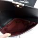 CHANEL POCHETTE CLUTCH FLAP IN SCHWARZ LAMMLEDER 