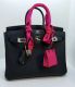 HERMÈS BIRKIN BAG 25 BLACK TOGO PALLADIUM HARDWARE