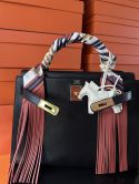 HERMÉS KELLY BAG 32 BLACK BOX LEDER SELLIER GOLD HARDWARE 