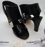  CHANEL SANDALS IN BLACK