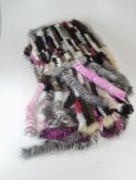 MINK KNITTED STOLE MULTICOLORE
